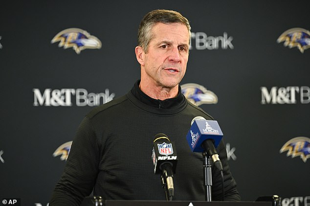 Jim Harbaugh was fired by the Ravens after Baltimore failed to reach the postseason