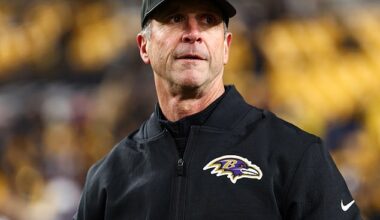 Former Ravens head coach John Harbaugh has interviewed for the vacant Falcons job