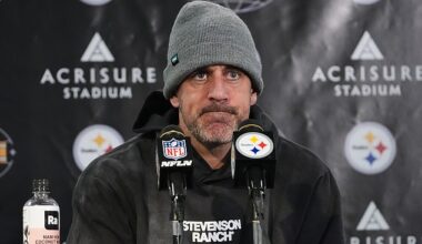 Aaron Rodgers lost his cool during his postgame press conference after playoff elimination