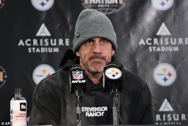 Aaron Rodgers lost his cool during his postgame press conference after playoff elimination