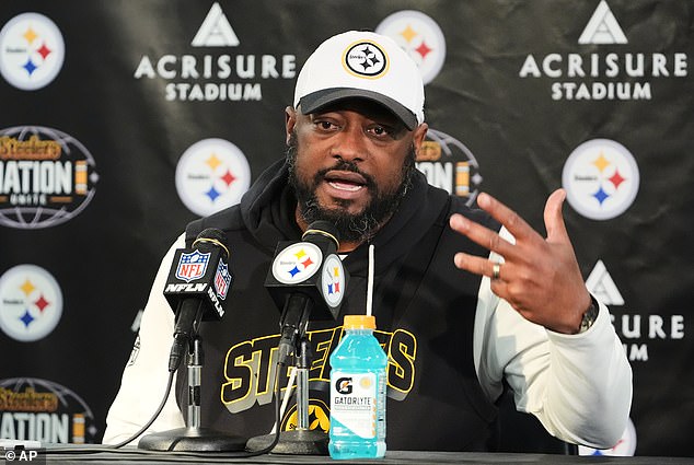The veteran quarterback issued a glowing endorsement of head coach Mike Tomlin (pictured)