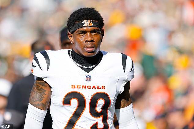 Video of a crash involving a car belonging to Bengals star Cam Taylor-Britt has been revealed