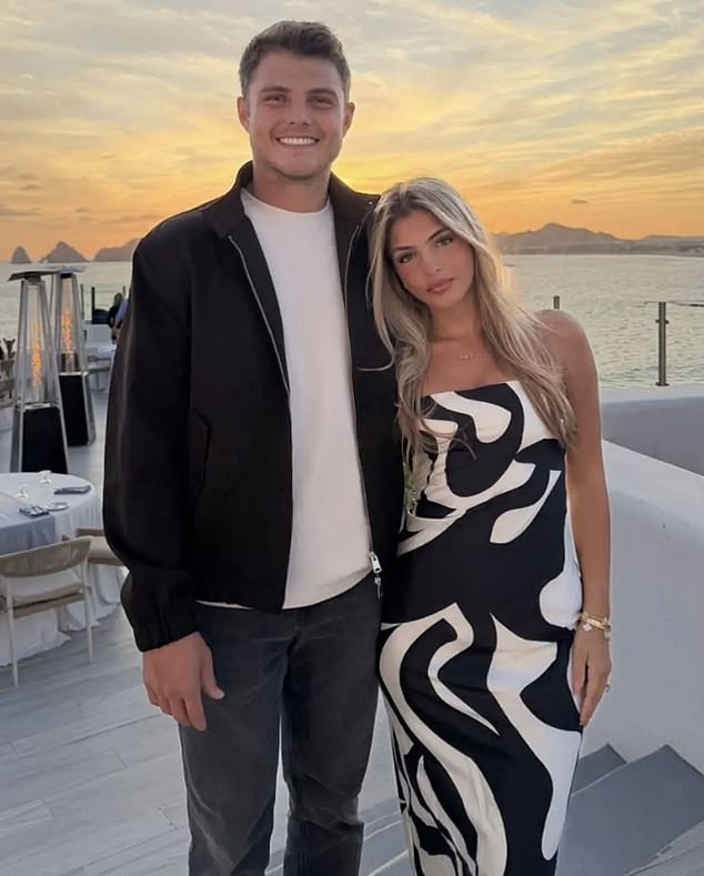 Miami Dolphins quarterback Zach Wilson enjoyed the sun in Cabo San Lucas with his wife