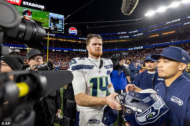 There is growing belief in Seattle that Seahawks quarterback Dam Darnold will be under center as the NFC's top seed hosts the San Francisco 49ers on Saturday in the divisional round
