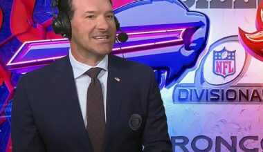 Tony Romo suffered a humiliating on-air blunder during the Bills-Broncos game Saturday