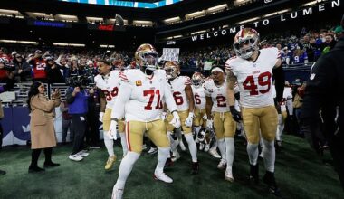 The San Francisco 49ers have been mocked for their walk-out on Saturday night
