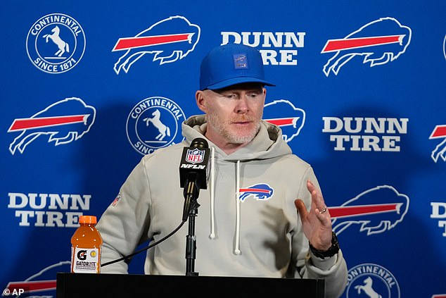 The Bills fired Sean McDermott on Monday after losing their playoff game to Denver Broncos