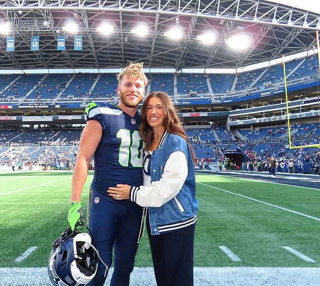 The NFL WAG regularly shares insights from gamedays on her social media accounts