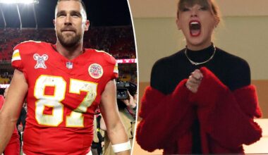 Taylor Swift skips Travis Kelce’s last Chiefs game of the season as retirement buzz ramps up