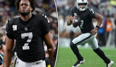 Geno Smith ruled out vs. Chiefs as Raiders vie for No. 1 pick