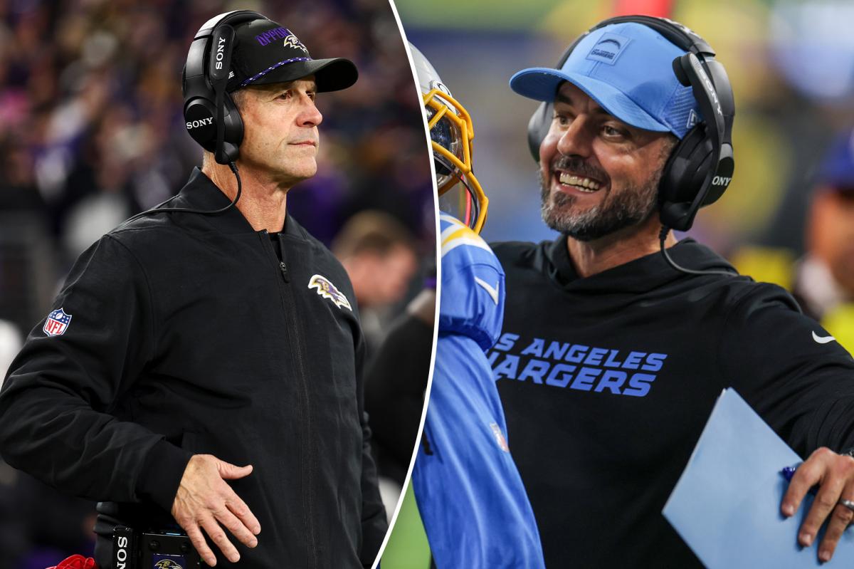 Could Chargers coach Jesse Minter replace John Harbaugh in Baltimore?