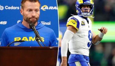 Rams, McVay have few options if Matt Stafford retires