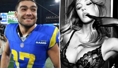 NFL's Puka Nacua makes pass at Sydney Sweeney
