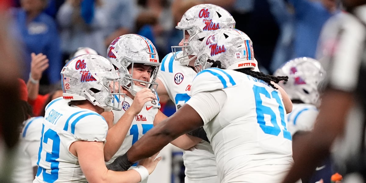 Mecklenburg County native sends Ole Miss to college football semifinals with game‑winning field goal