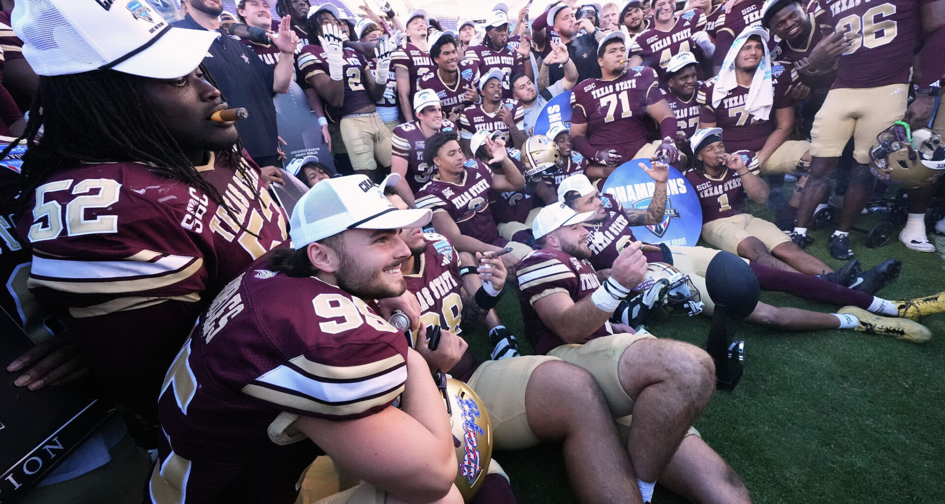Texas State flashes potential in blowout Armed Forces Bowl win