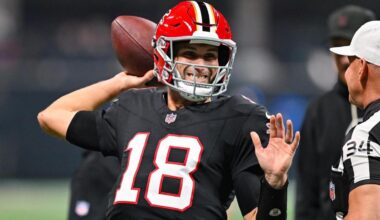 Falcons QB Kirk Cousins woke up sick, and that matters to Buccaneers, Panthers