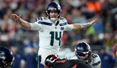 Seahawks clinch NFC West title, top seed. Bears and Eagles also in Super Bowl chase