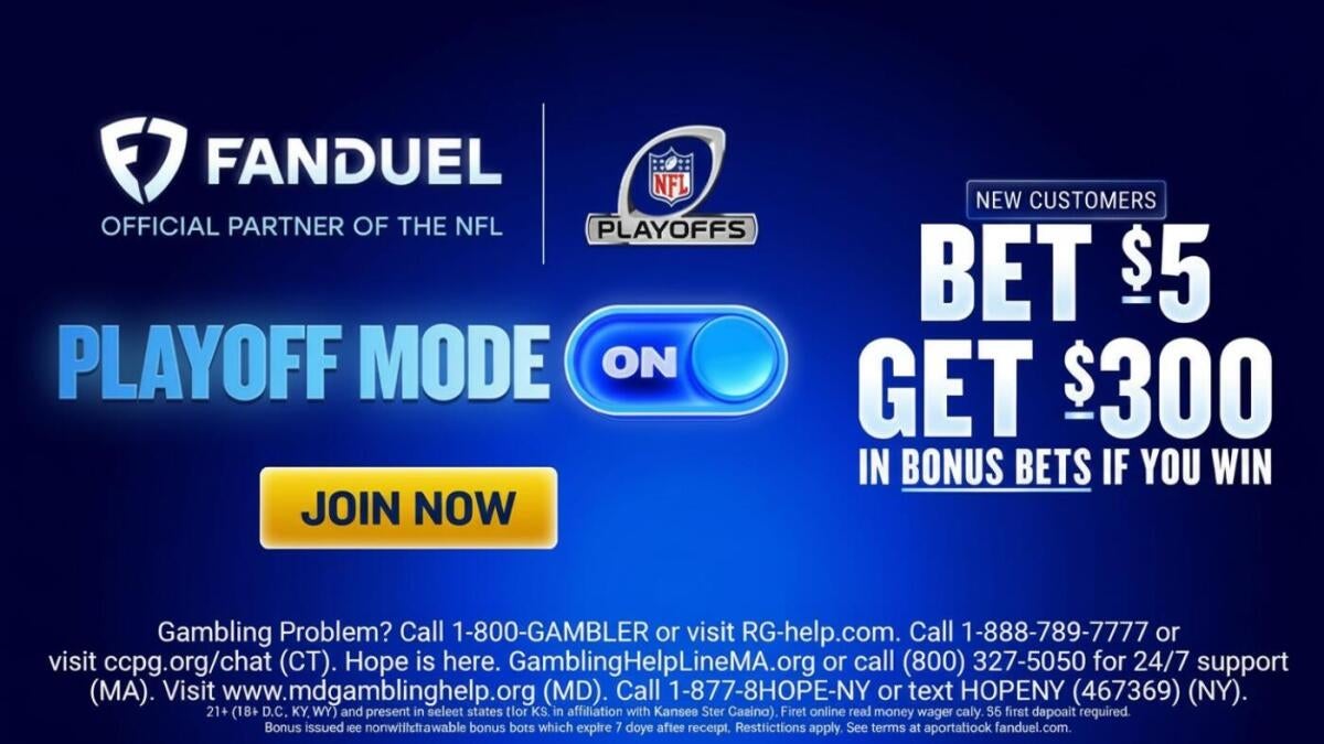 FanDuel promo code: Get $300 bonus bets for Packers-Bears, NFL Wild Card Round on Saturday