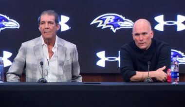 Ravens owner, GM discuss John Harbaugh departure, team's future, head coaching search
