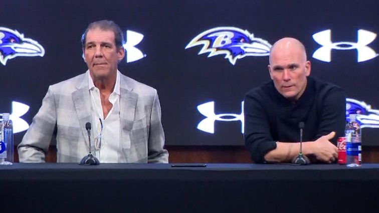 Ravens owner, GM discuss John Harbaugh departure, team's future, head coaching search