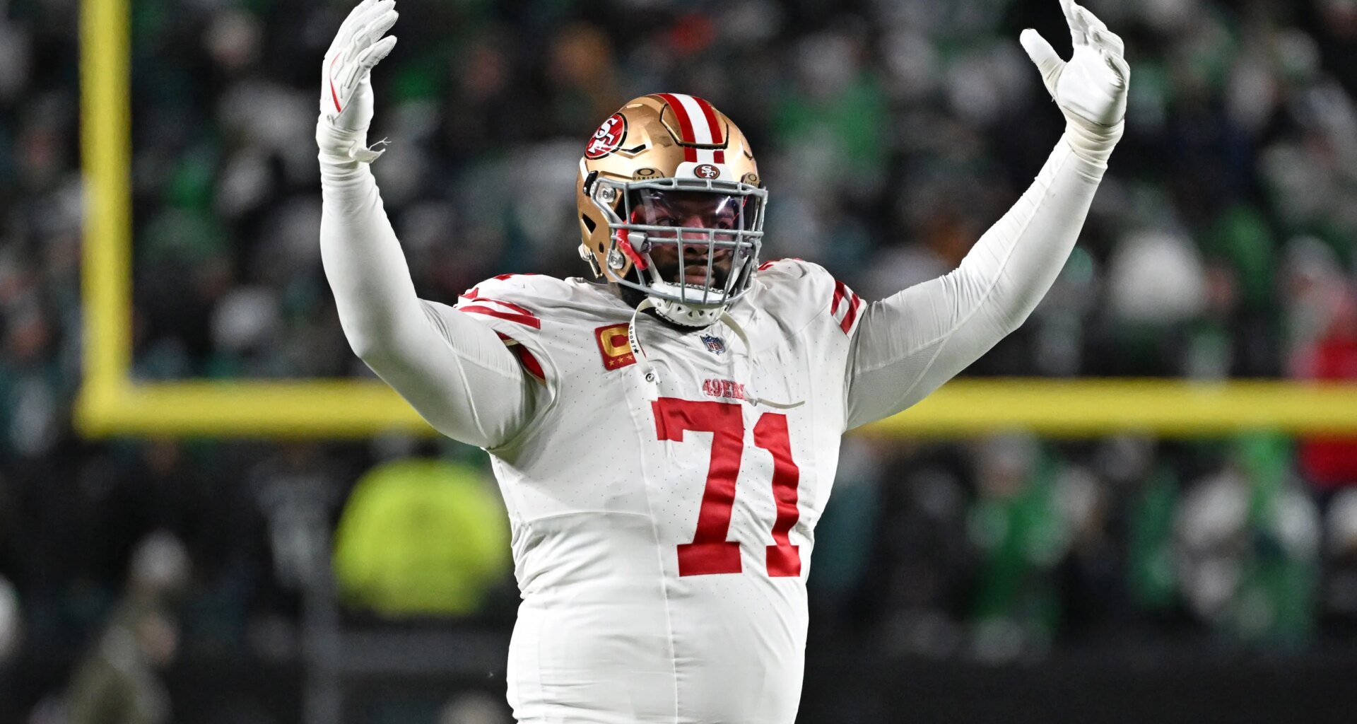 49ers' Trent Williams has hilarious response to Eagles fan complaints