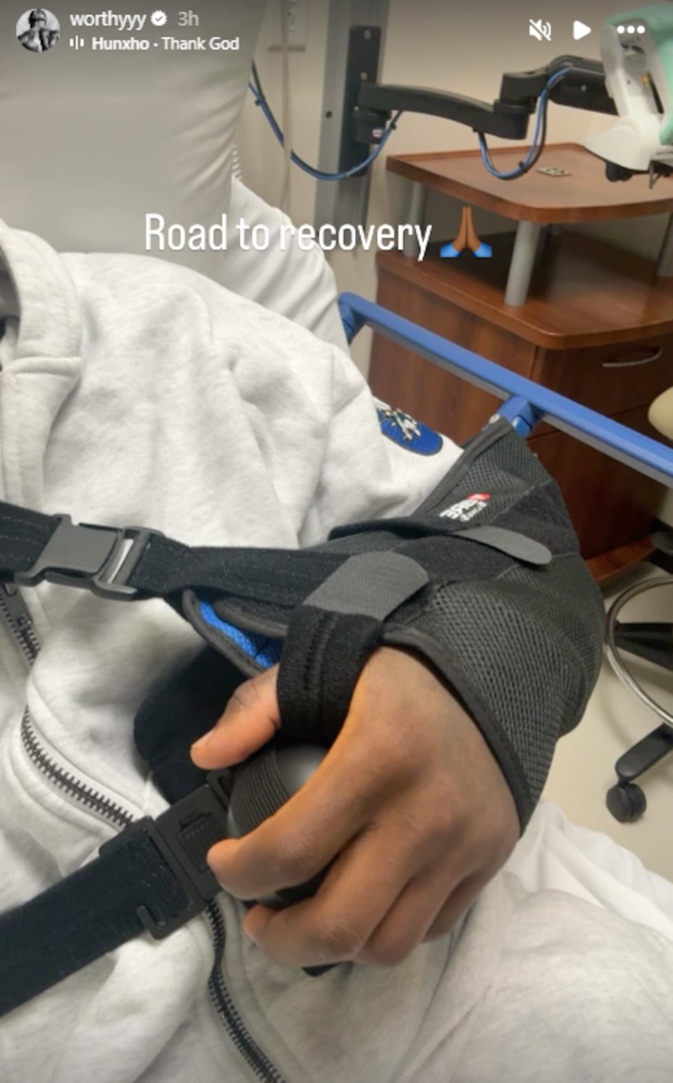 Kansas City Chiefs wide receiver Xavier Worthy shared that he's completed successful surgery...