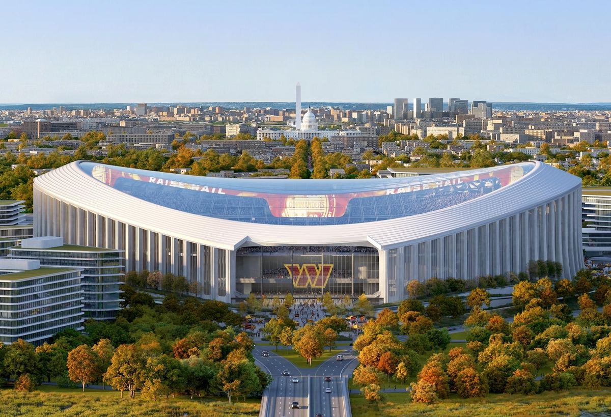 Commanders Unveil Renderings For New D.C. Football Stadium