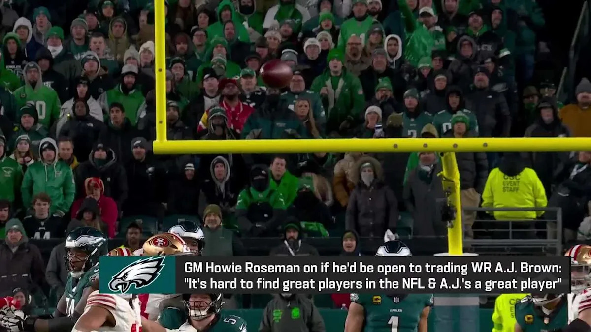 'The Insiders' weigh in on Eagles GM Howie Roseman's comments regarding A.J. Brown