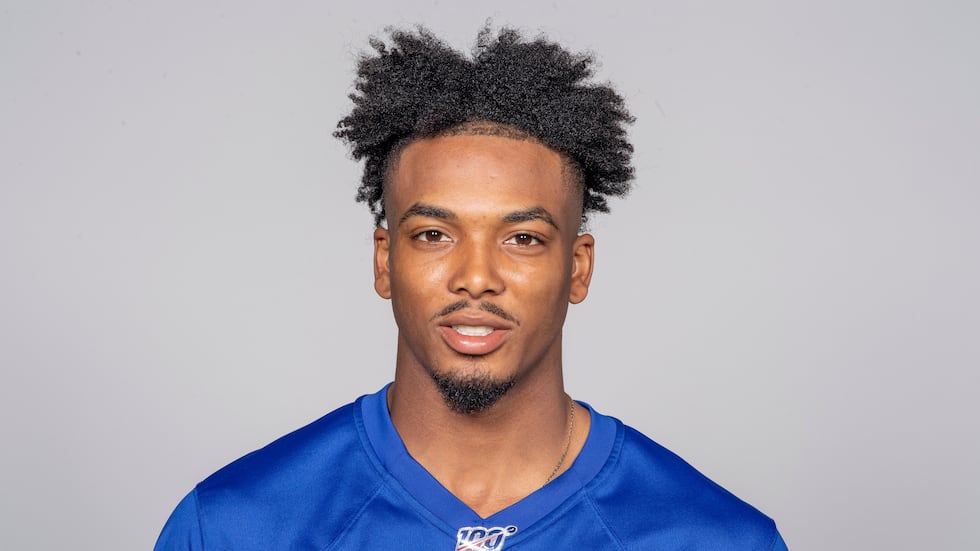 This is a photo of Sam Beal of the New York Giants NFL football team. This image reflects the...