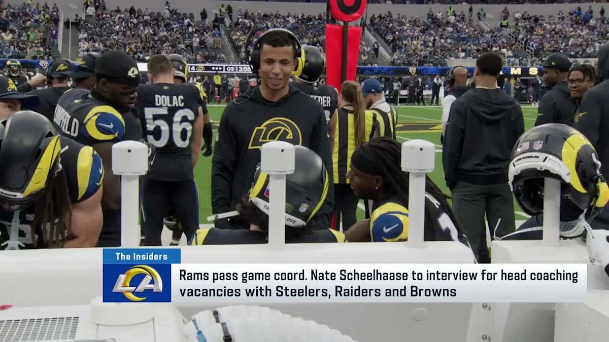 Garafolo: Nate Scheelhaase to interview for head coaching vacancies with Steelers, Browns and Raiders 'NFL GameDay Morning'