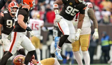 Browns Myles Garrett adds another 2025 honor, this time from PFWA