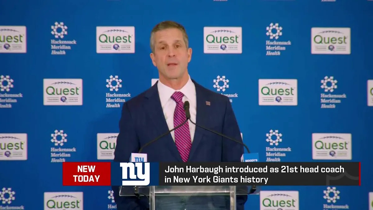 Giants introduce John Harbaugh as new head coach: 'If you love football, you're going to want to be here' 'The Insiders'