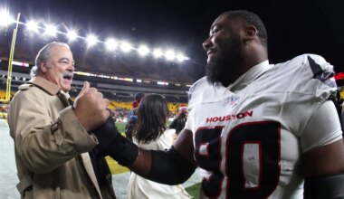 Who are the 20 free agents for the Texans entering the offseason?