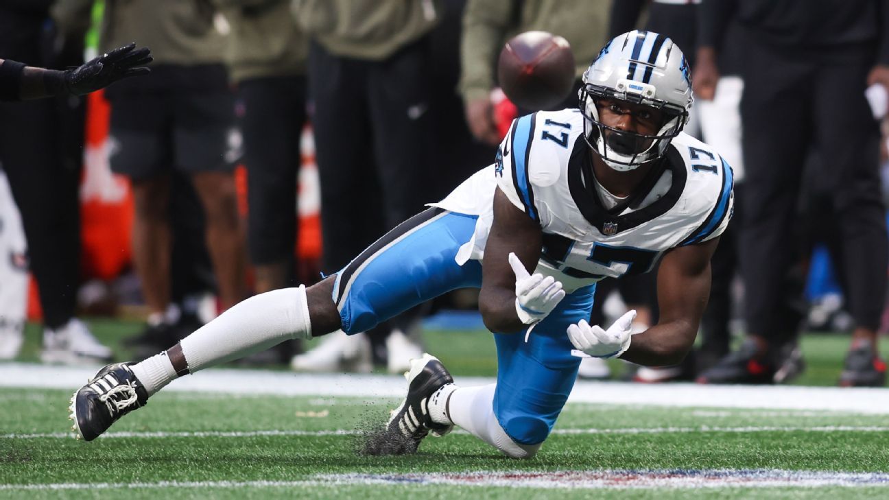 Panthers believe in WR Xavier Legette despite his struggles