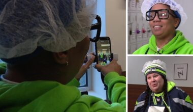 SeaTac grocery workers dance for a Seahawks win