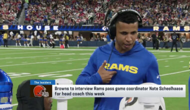 Pelissero: Browns interviewing Rams pass game coordinator Nate Scheelhaase for HC this week 'NFL GameDay Morning'