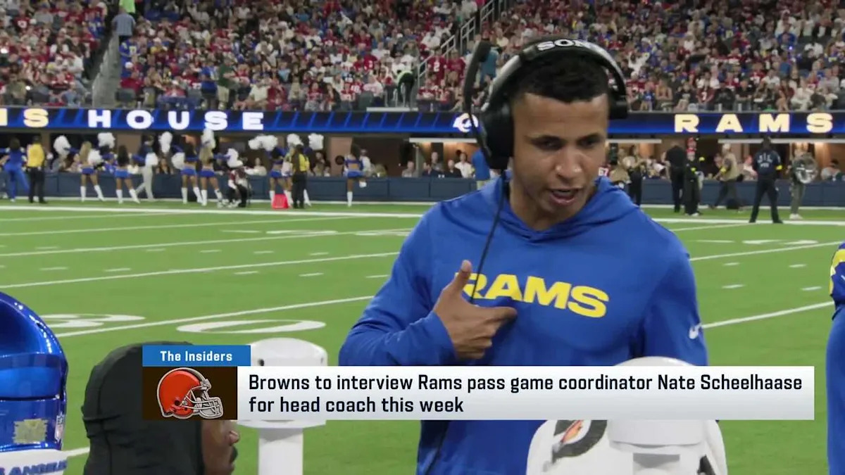 Pelissero: Browns interviewing Rams pass game coordinator Nate Scheelhaase for HC this week 'NFL GameDay Morning'