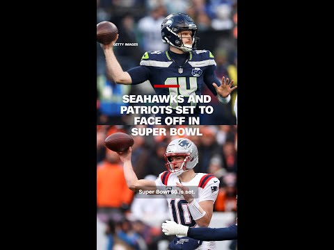 Video Seahawks and Patriots set to face off in Super Bowl