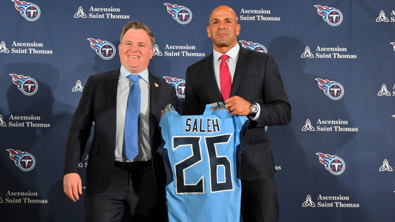 Saleh hopeful Daboll can help unlock Titans' offense, Cam Ward