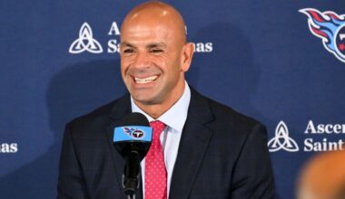 Saleh: Playcalling, Cam Ward among priorities with Titans