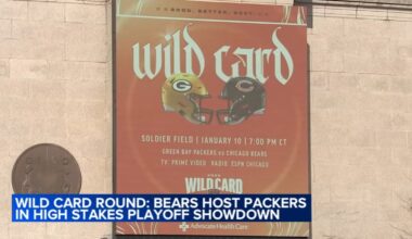 Chicago Bears fans buzzing ahead of playoff matchup with Green Bay Packers at Soldier Field