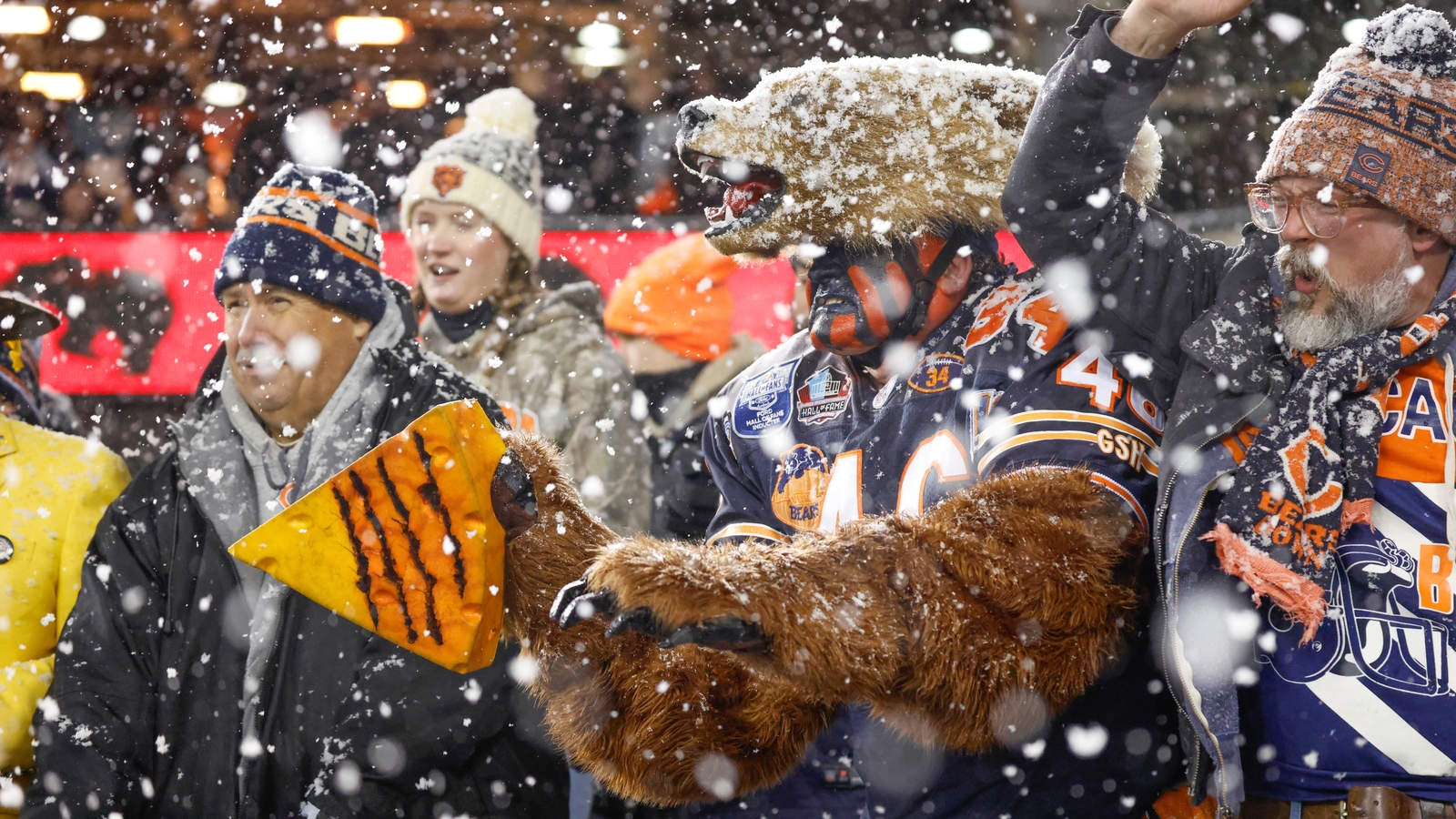 Submit videos showing your Chicago Bears spirit ahead of 2026 divisional round playoff game against Rams to ABC7