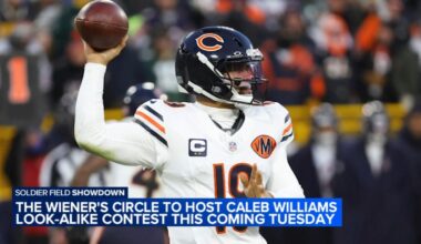 Caleb Williams news: Chicago's Wiener's Circle holding 'Iceman' lookalike contest in Lincoln Park after Bears-Rams game