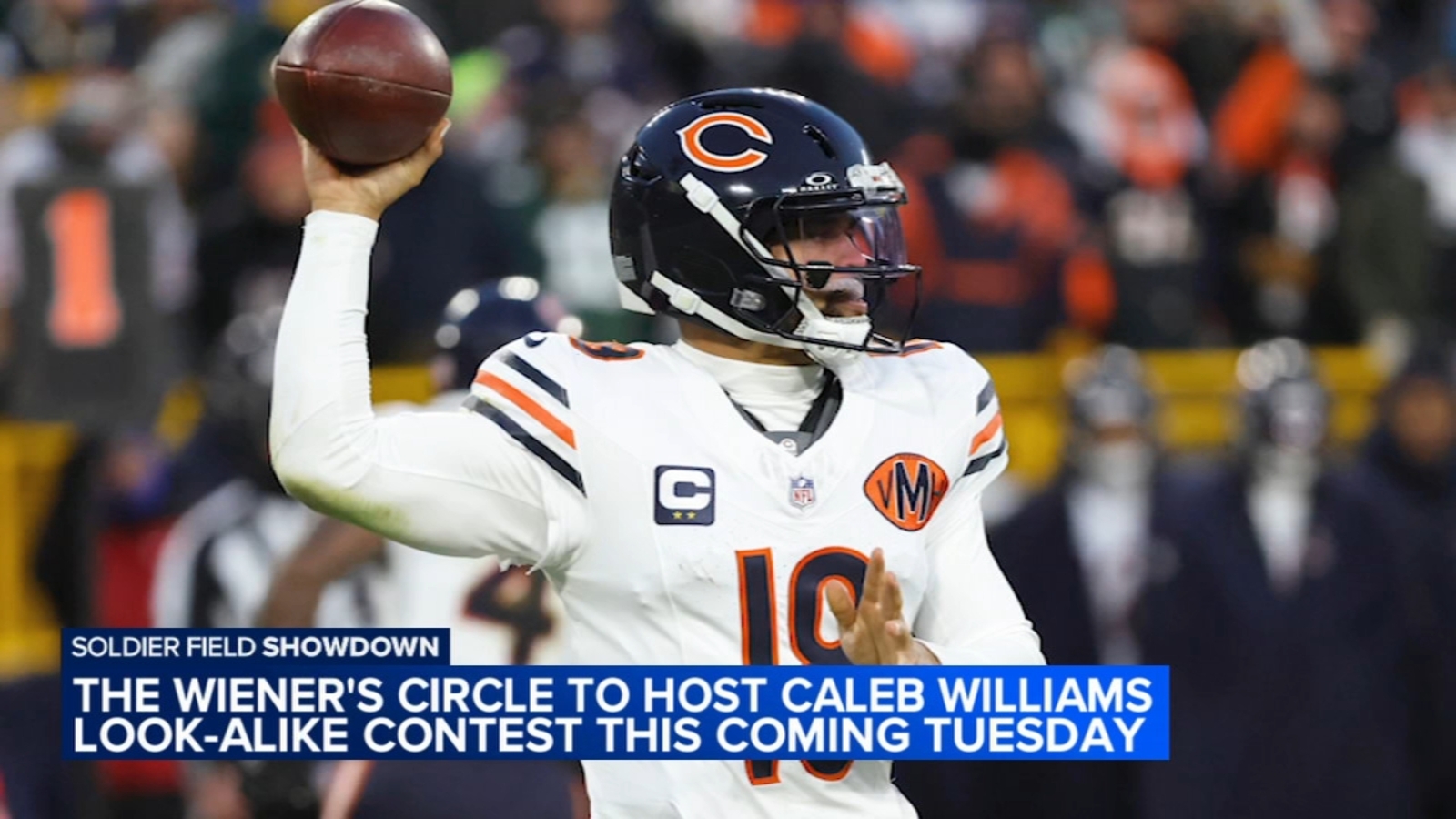 Caleb Williams news: Chicago's Wiener's Circle holding 'Iceman' lookalike contest in Lincoln Park after Bears-Rams game