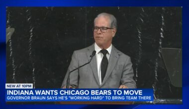Chicago Bears stadium news: Indiana Governor Mike Braun says he's working hard to bring Chicago Bears to Northwest Indiana