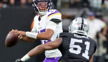Las Vegas Raiders pass rusher Malcolm Koonce showing signs of 2023