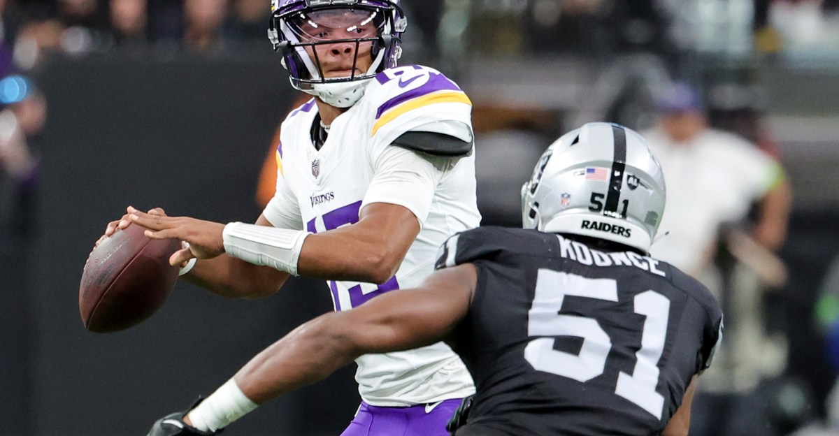 Las Vegas Raiders pass rusher Malcolm Koonce showing signs of 2023