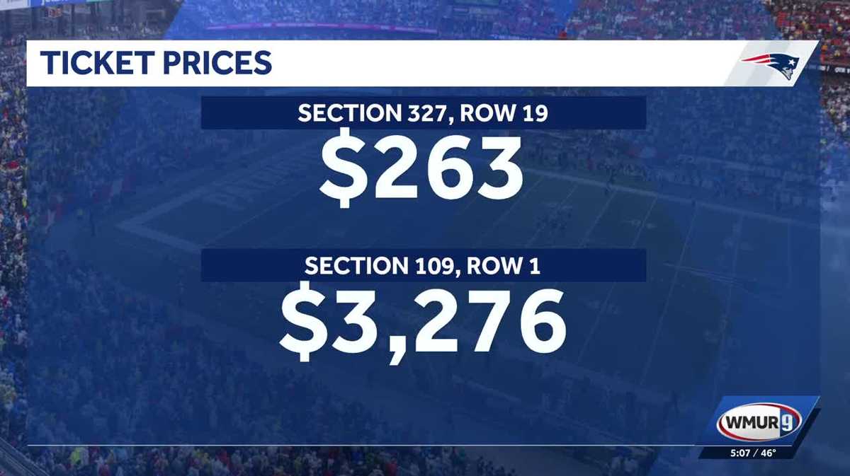 Ticket prices soar for Patriots divisional round playoff game