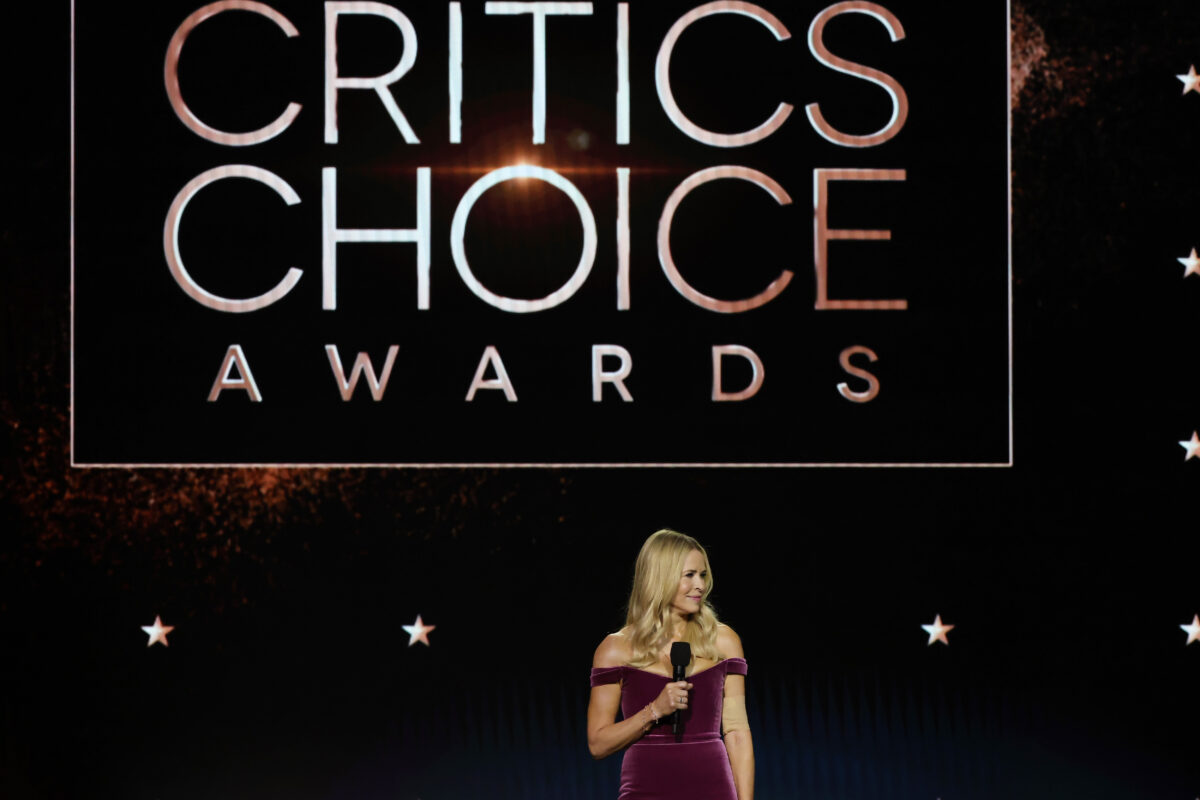 Chelsea Handler at the 2025 Critics Choice Awards.
