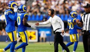 Rams' Chris Shula, Chargers' Jesse Minter listed as favorites to be next Baltimore Ravens head coach after John Harbaugh’s firing